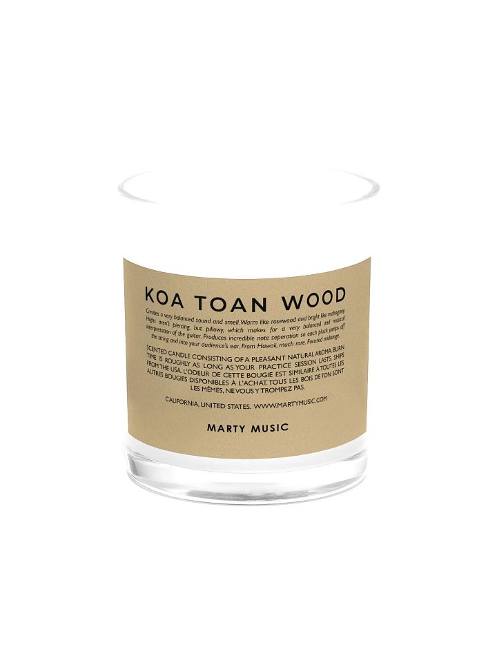 Koa TOAN Wood Candle product image (1)