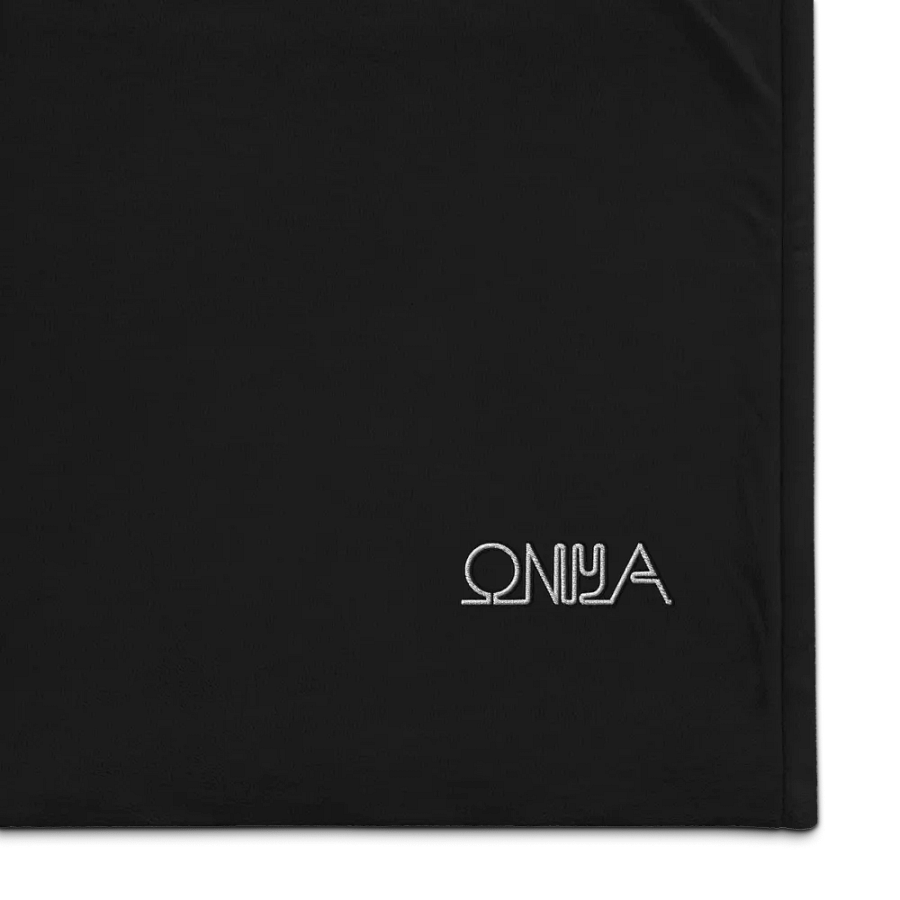 ONYA Embroidered Fleece Blanket product image (1)