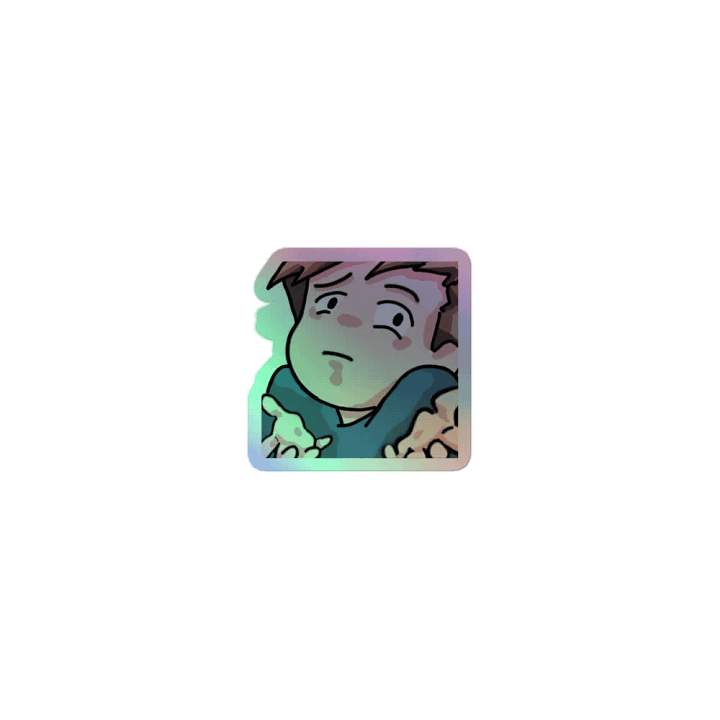 Chaabbz IDK Holographic Emote Sticker product image (1)