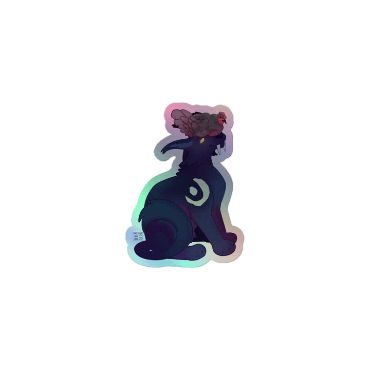 Holographic Luna Sticker product image (1)