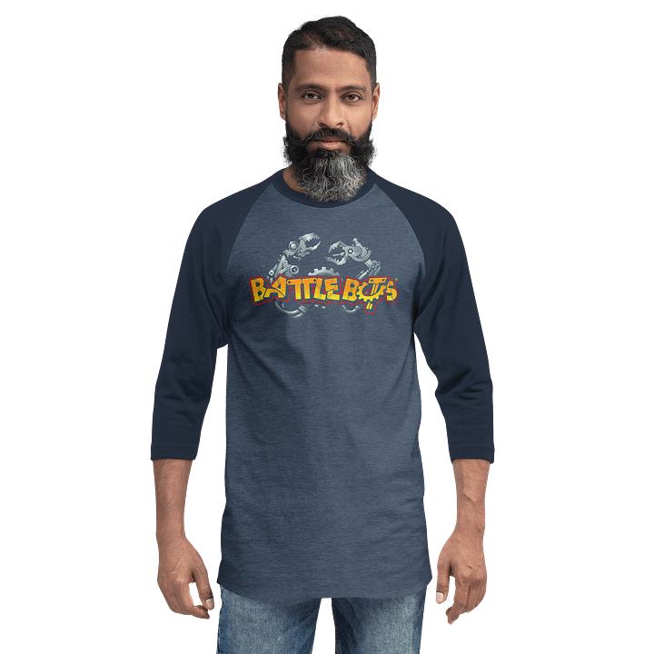 Battlebots Vintage Triblend 3/4 Raglan Tee - BattleBots Basics! product image (5)