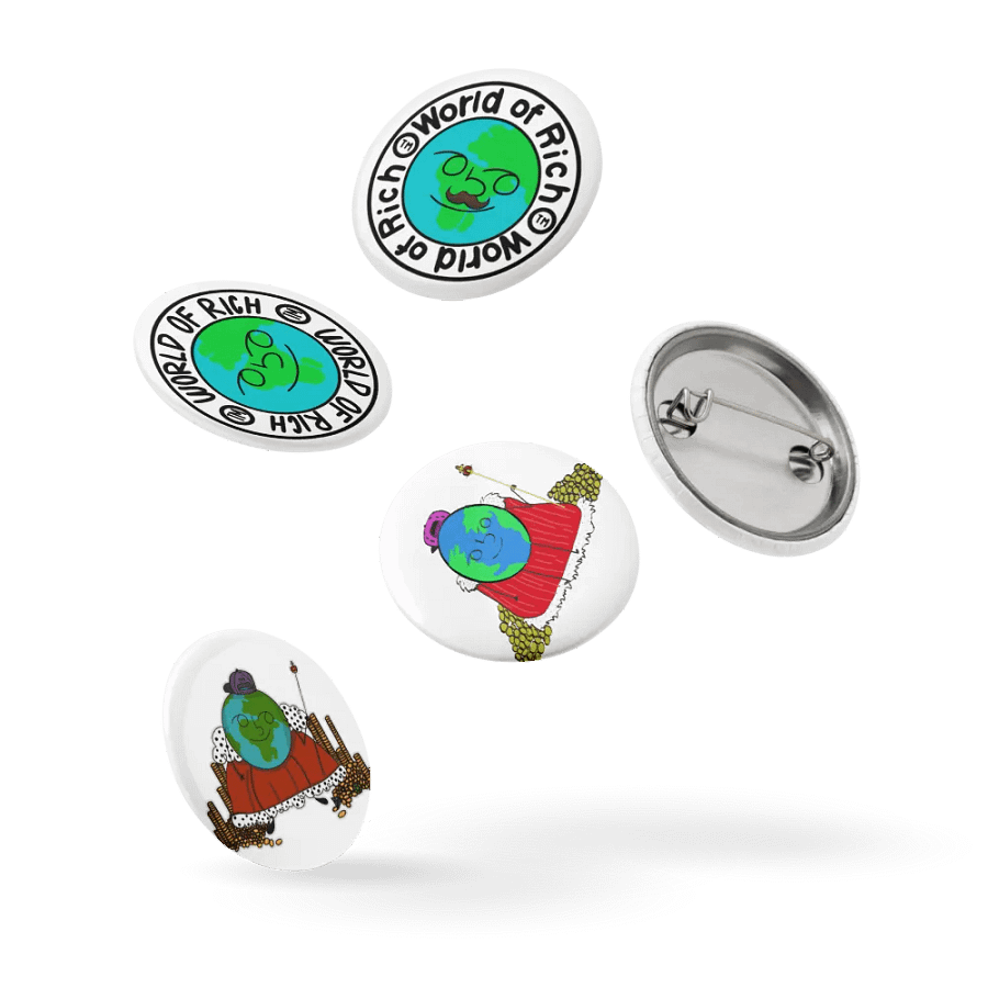 worldofrich Logo Pins + Bonus Pin product image (9)