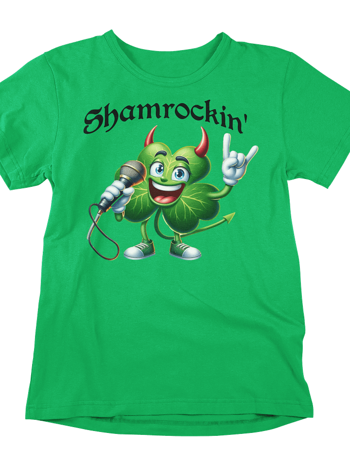 Shamrockin' Rockstar Tee: Unleash Your Inner Irish Rock God! product image (4)