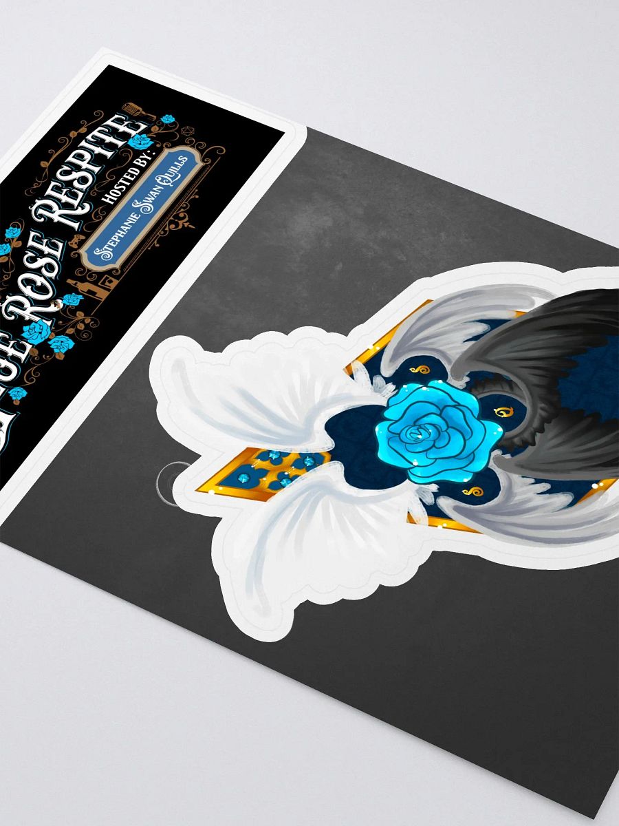 The Blue Rose Respite & The Seraph's Crest Sticker Sheet product image (3)