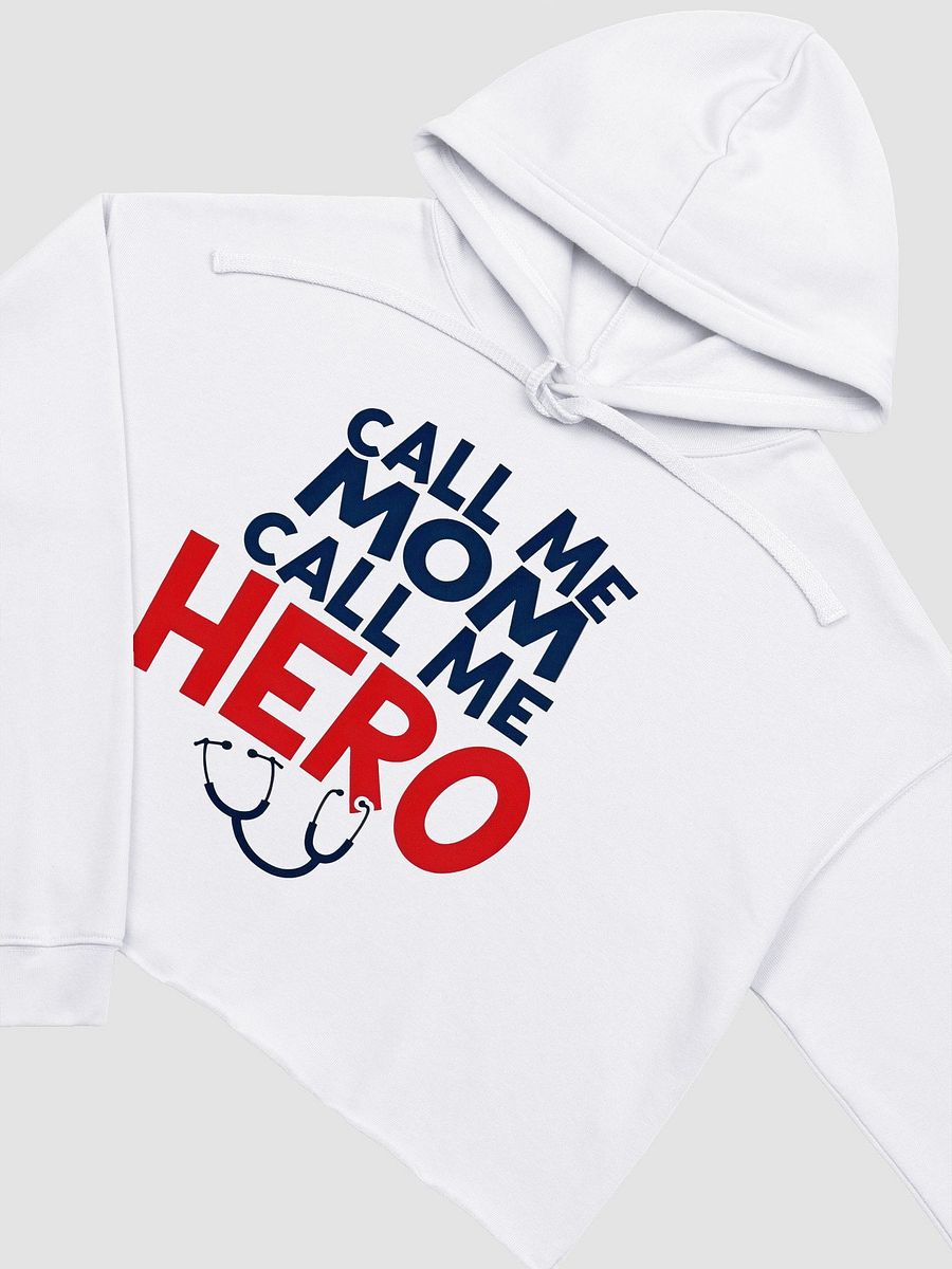Mom Hero Crop Hoodie product image (11)