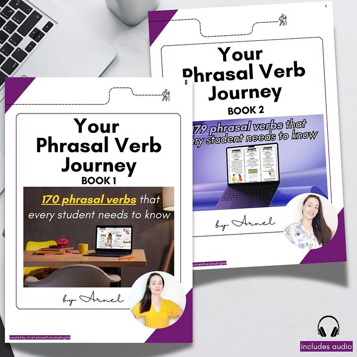 COMBO: Book 1 & Book 2 - Your Phrasal Verb Journey | 349 Phrasal Verbs Every Student Needs to Know product image (1)