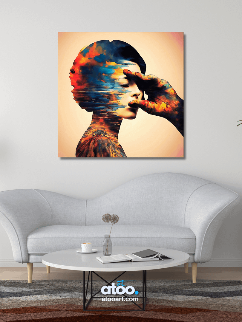 Understanding Women | Hand Off! | Canvas Artistic Painting product image (5)