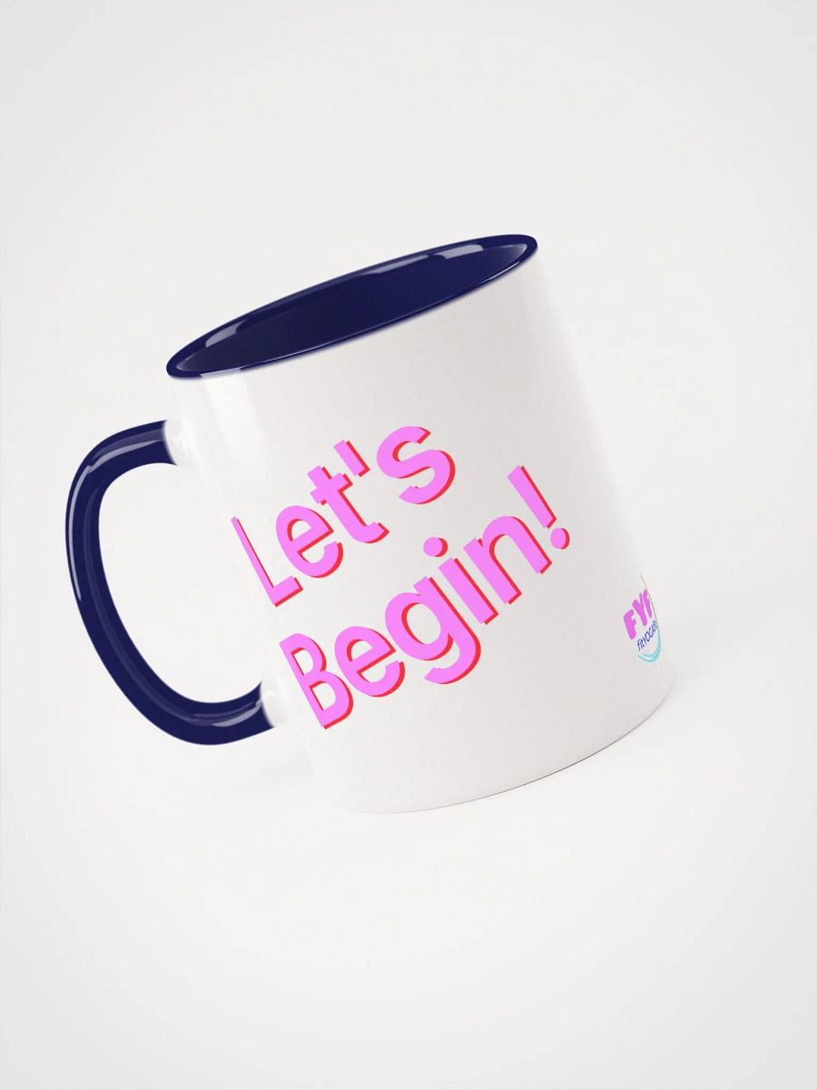 FitYOGAFit Color-Accent Yoga Mug - Ceramic with Motivational Design product image (3)
