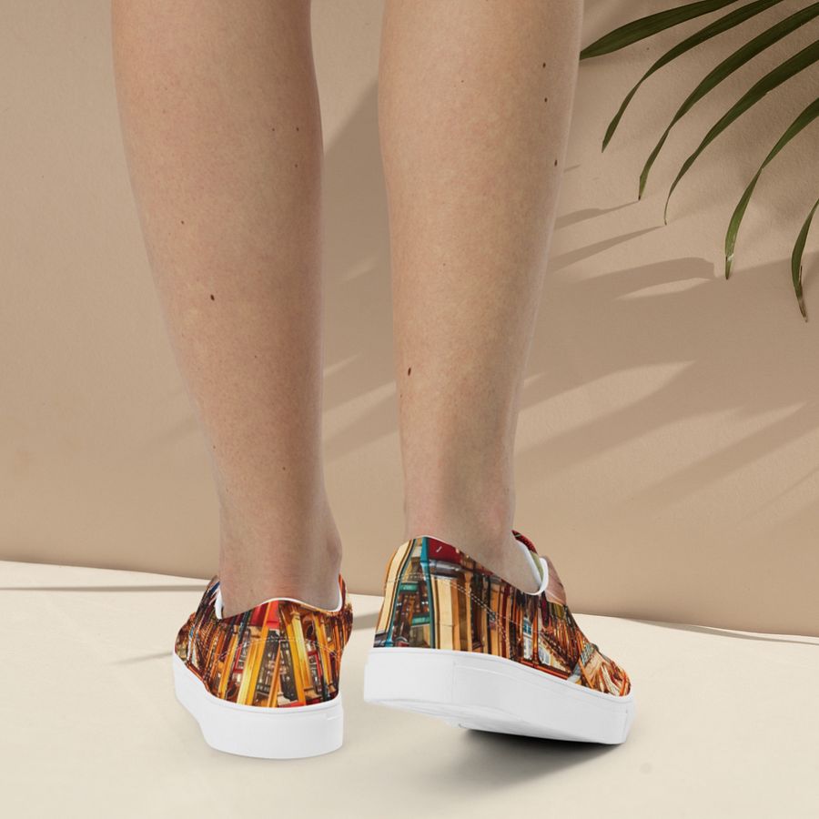 Leadenhall Market London All Over Print Canvas Shoes product image (6)