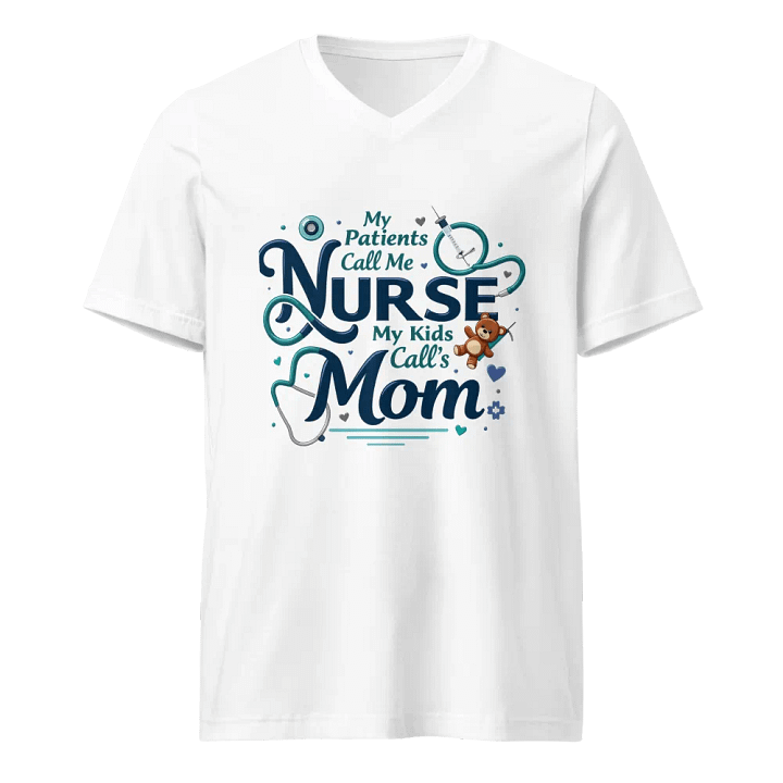 Nurse Mom V-Neck Tee product image (5)