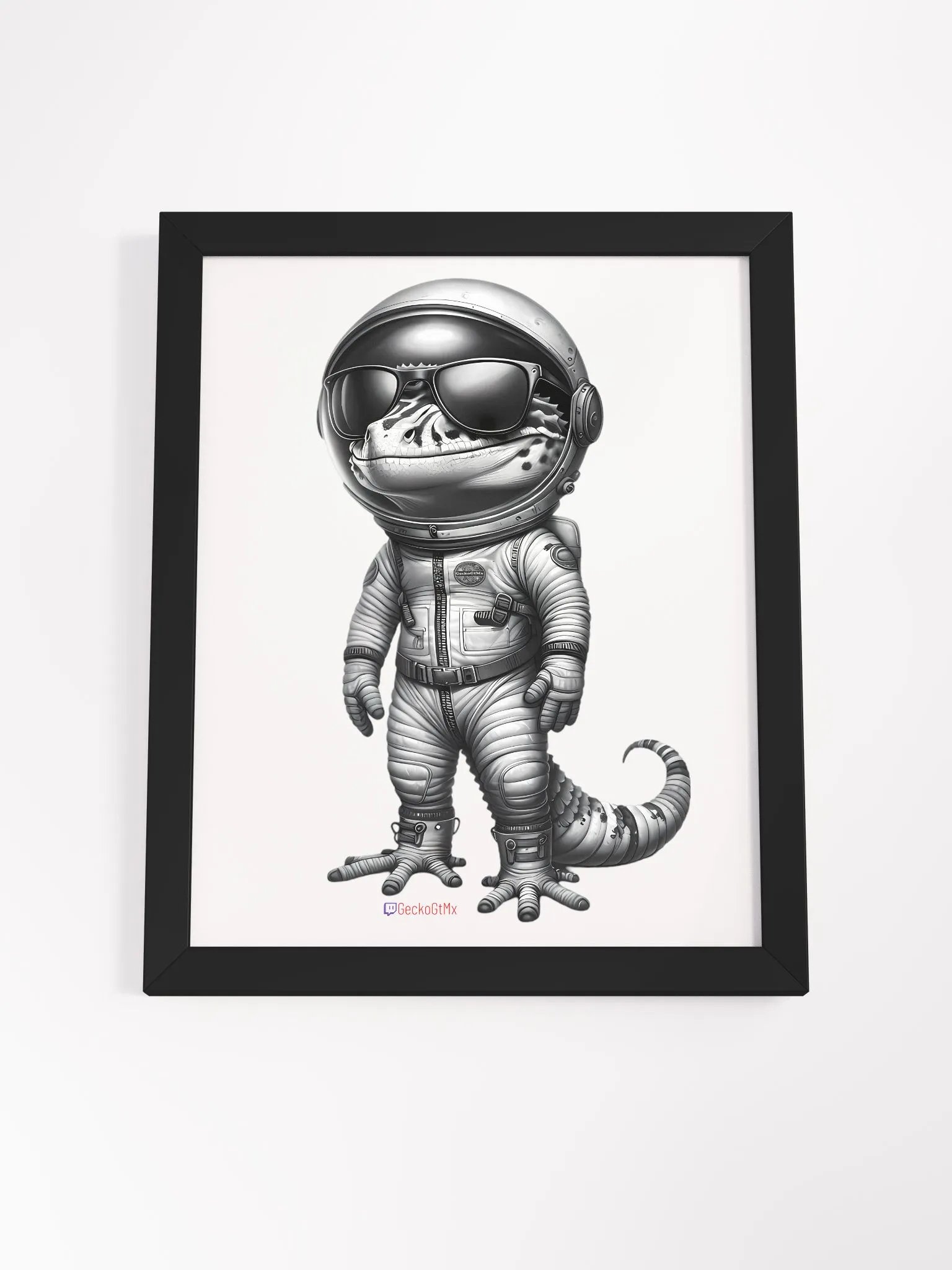 AstroLizard Framed Matte Poster product image (11)