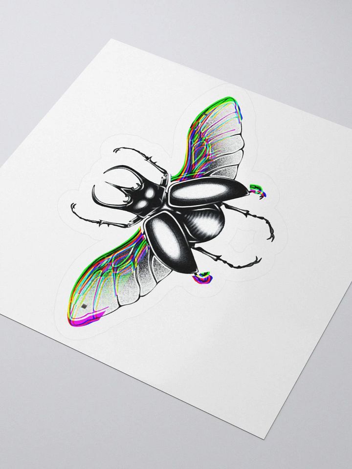 "Prismatic Beetle" Kiss-Cut Sticker product image (3)