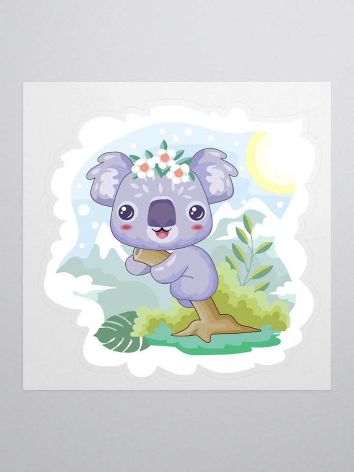 Joyful Koala Kiss Cut Stickers product image (1)