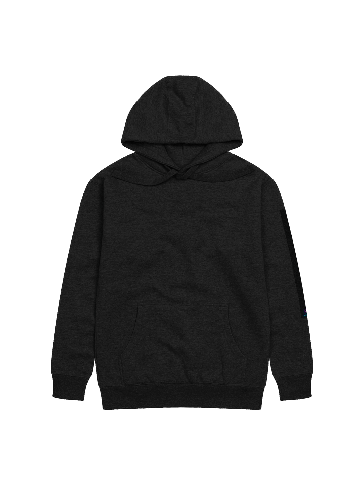Neon Glow Cyberpunk Unisex Hoodie - 65% Cotton Blend Heavyweight Pullover Sweatshirt with Futuristic Streetwear Design product image (1)