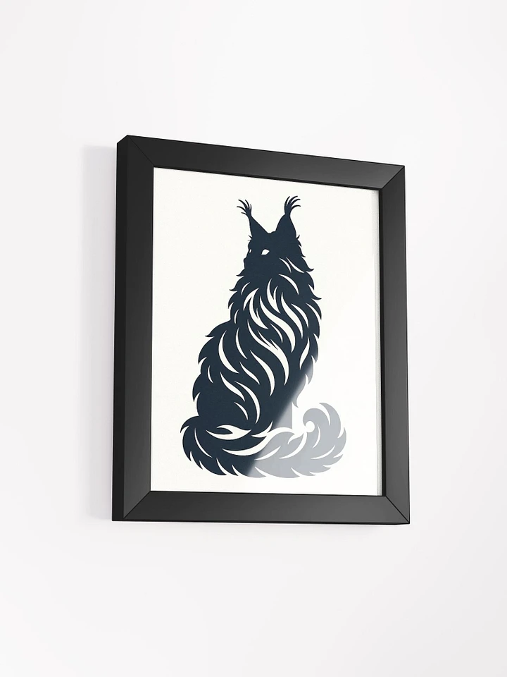 Framed High-Quality Matte Poster (in): Maine Coon product image (31)