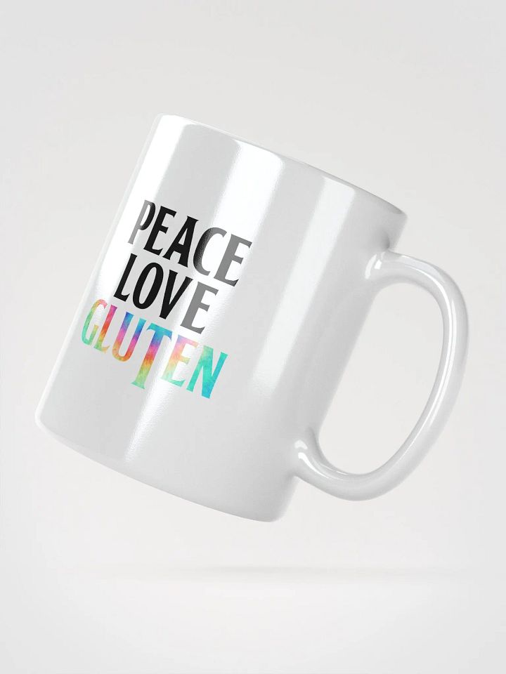 Peace Love Gluten Ceramic Mug product image (2)