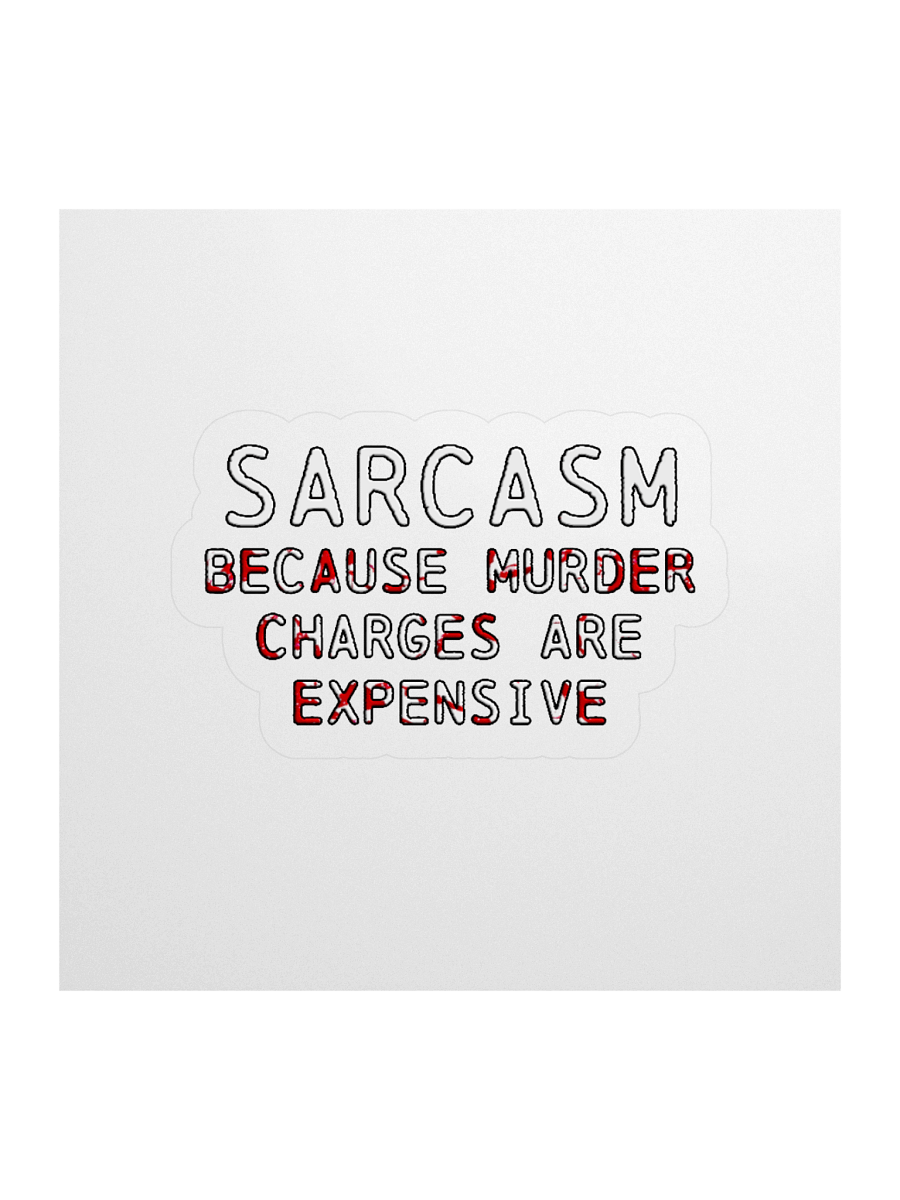 Sarcasm Spatter - Sticker product image (1)