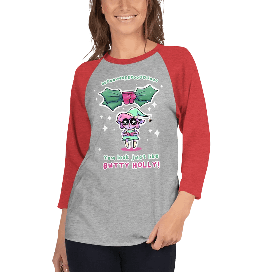 Butty Holly baseball tee product image (3)
