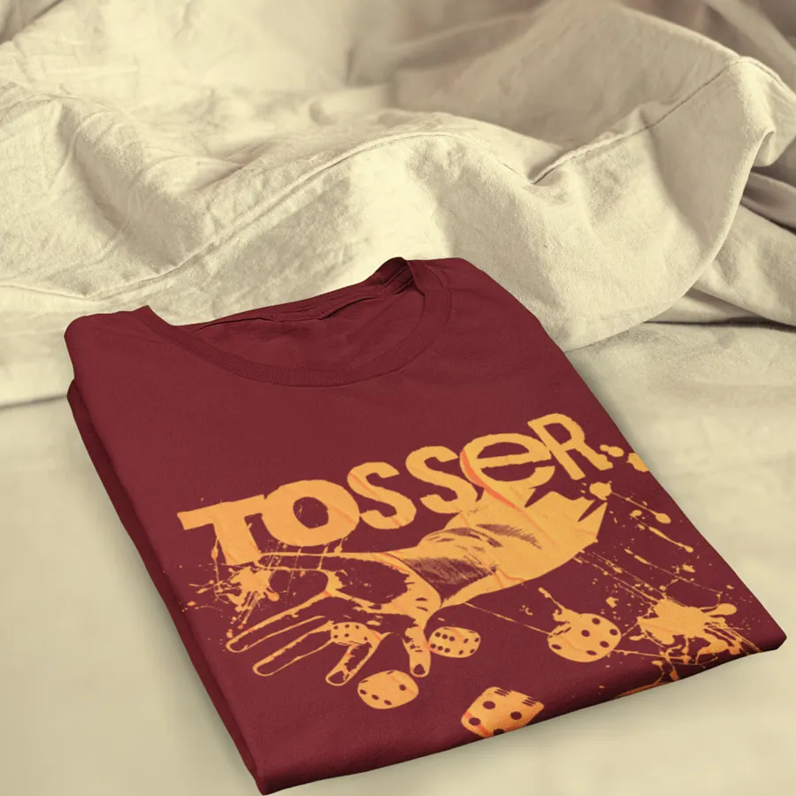 Tosser Dice Rolling Unisex T-shirt for Board Gamers - Cardinal product image (2)