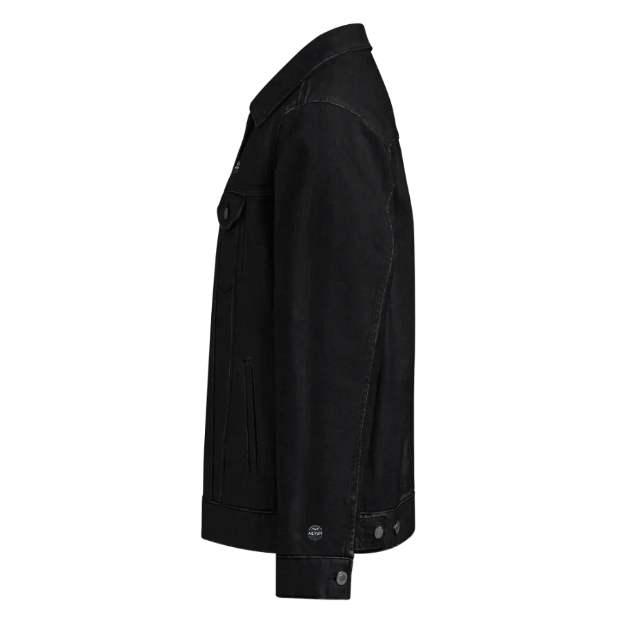 AEVUM Band USA black denim jacket product image (2)