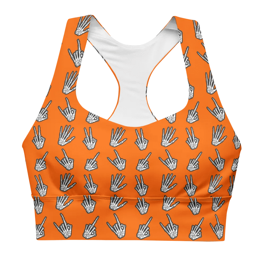 Bone Zone pattern sports bra product image (3)