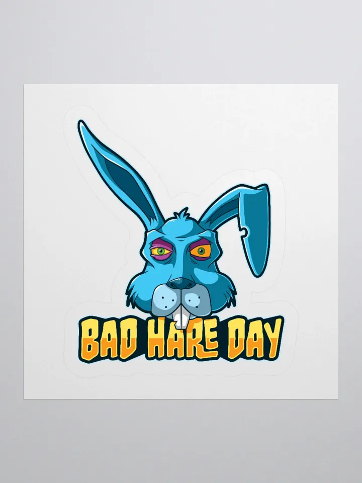 Bad Hare Day – Evil Easter Bunny Sticker product image (3)