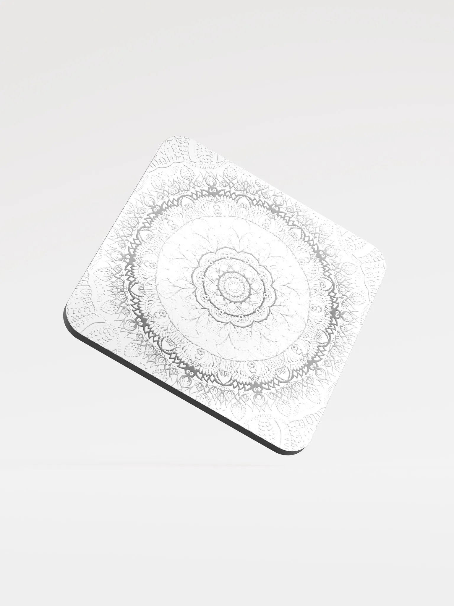 Kaleidoscope Monochrome Coaster Set product image (1)