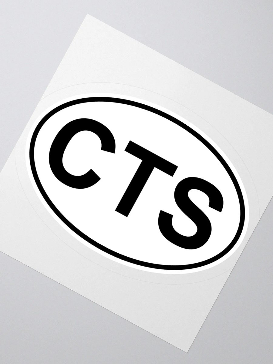 CTS Oval Sticker product image (2)