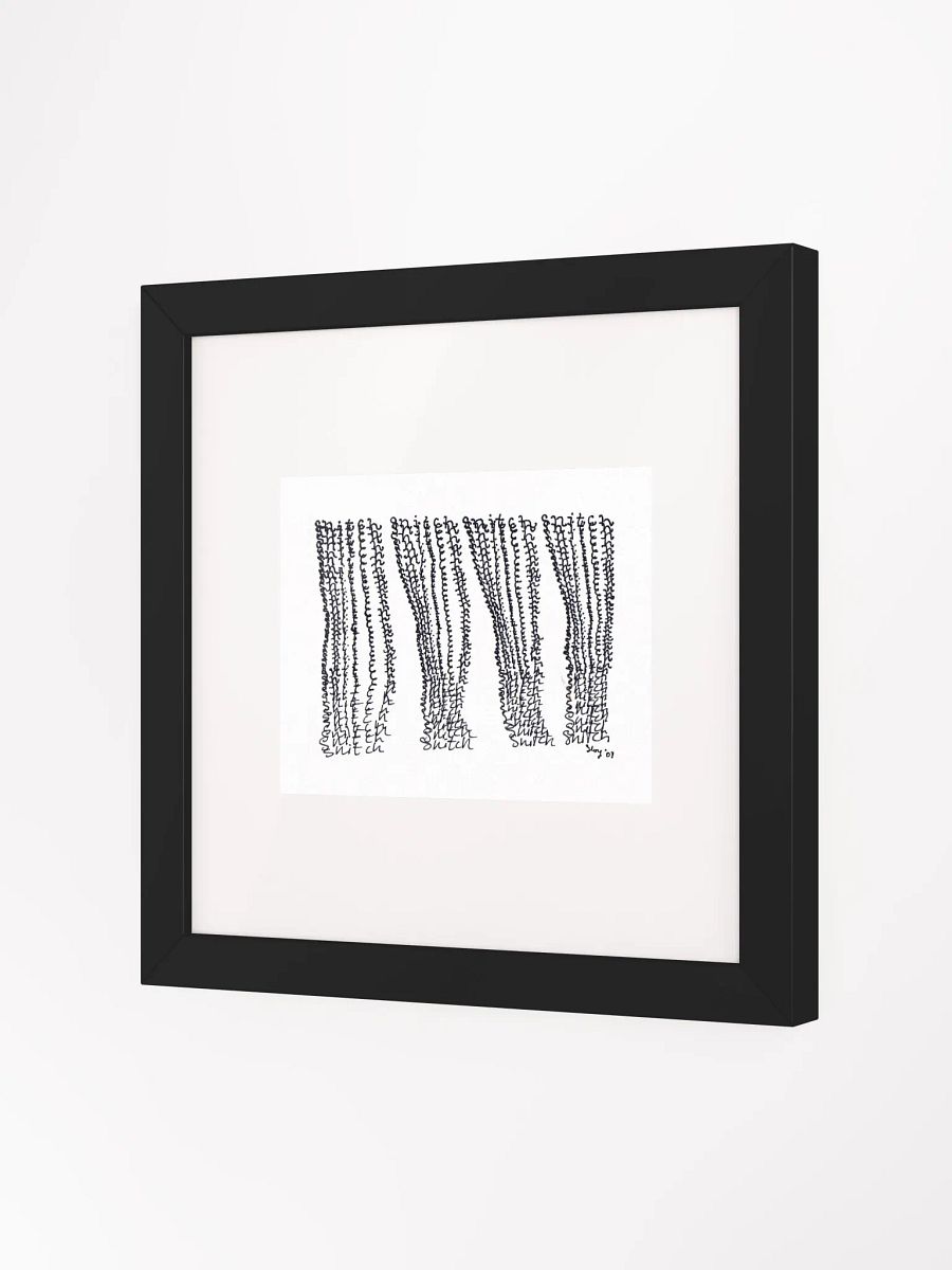 snitch Panel Card Print Framed product image (1)