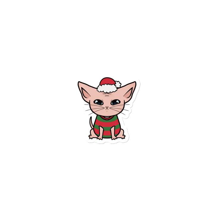 Christmas Kitty Magnet product image (1)