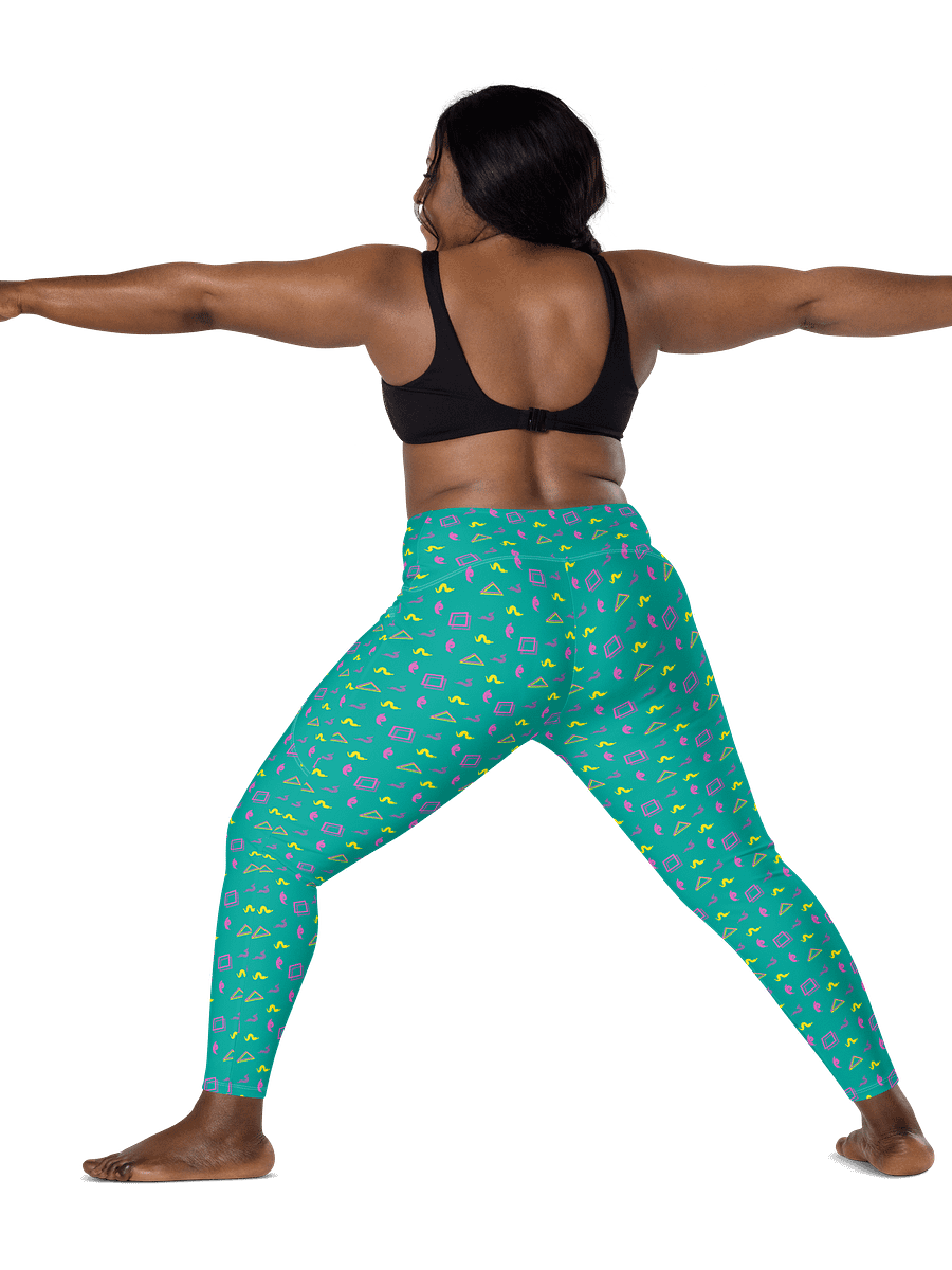 Oh Worm? teal pattern pocket leggings product image (3)