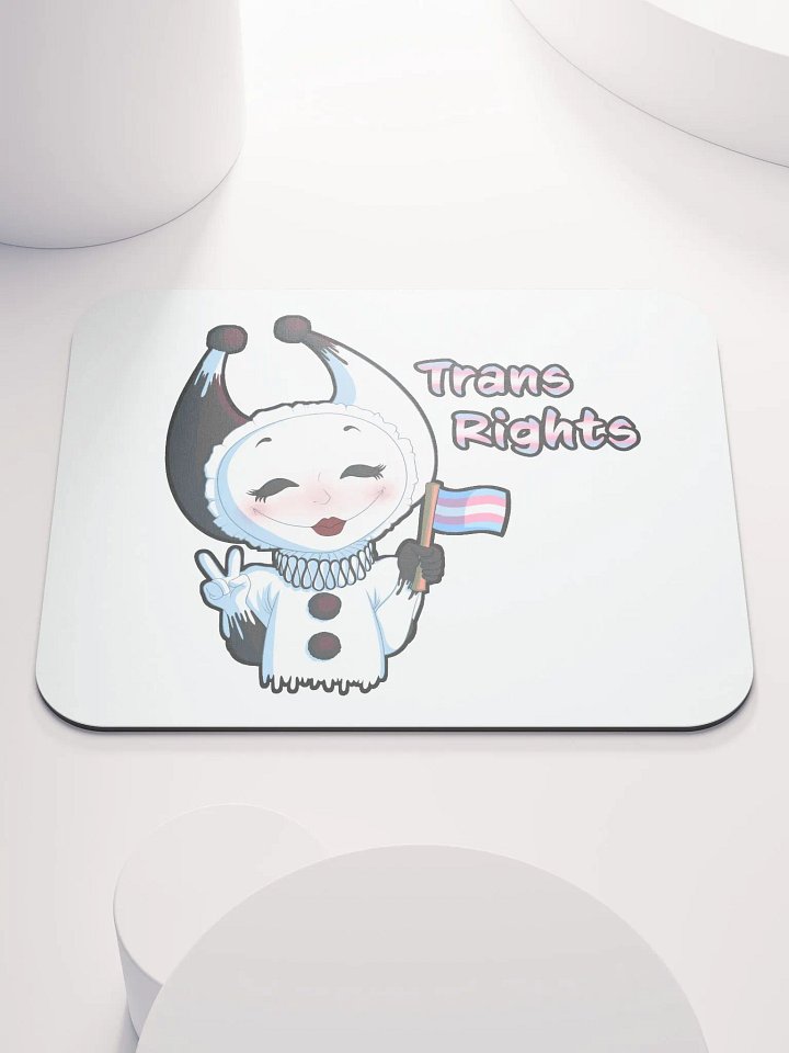 Pierrot Trans Rights Mouse Pad product image (1)