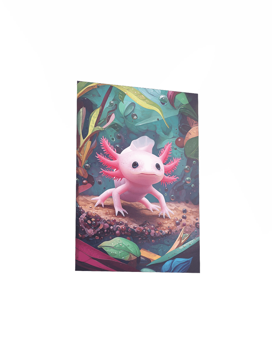 Axolotl the Underwater Dreamer Poster product image (18)