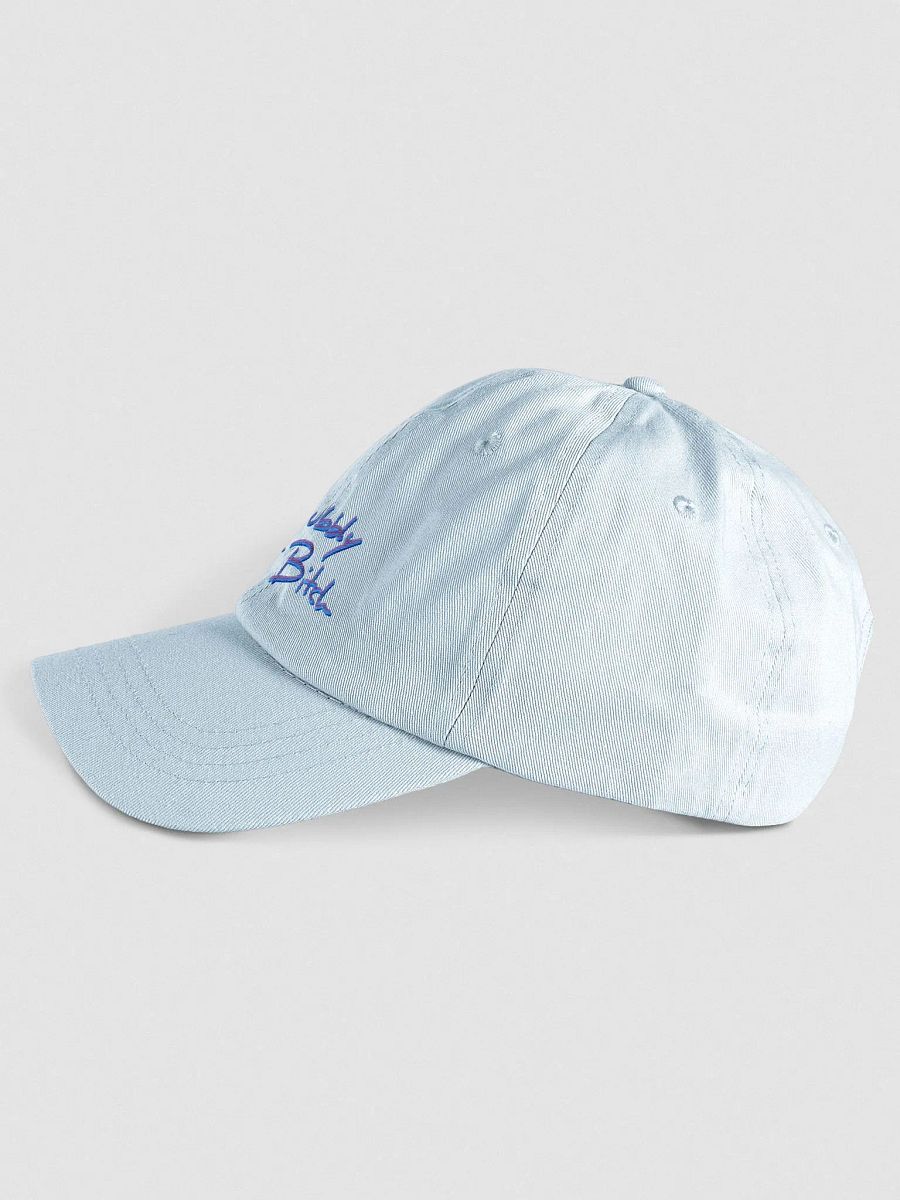 Bubbly and a B*tch shadow design (violet) embroidered pastel dad hat product image (10)