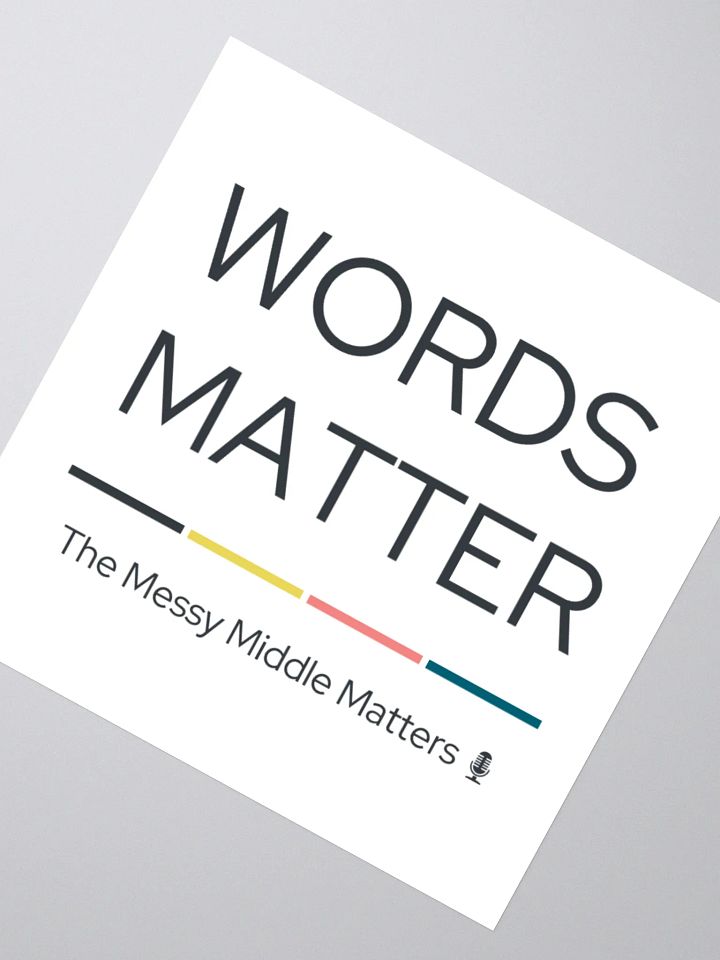 Words Matter - Sticker product image (4)
