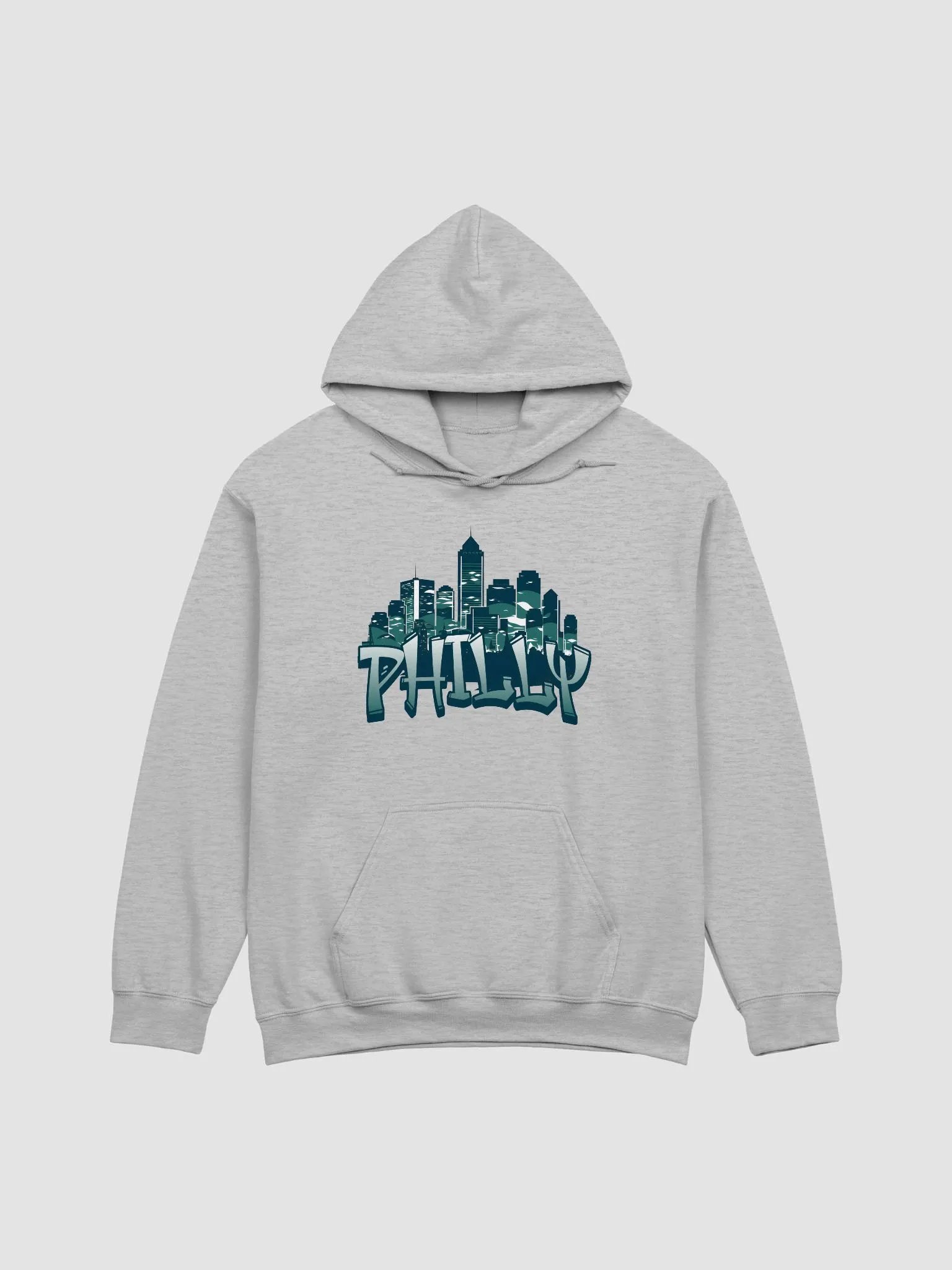 PHILLY CITYSCAPE HOODIE - GREEN product image (3)