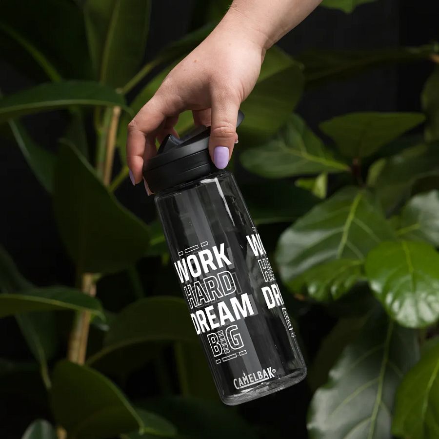 Work hard, Dream big | Sports water bottle product image (5)