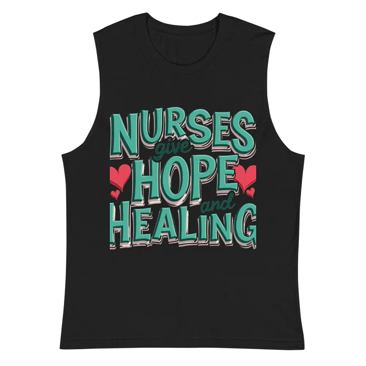 Hope & Healing Nurses Muscle Tank product image (3)