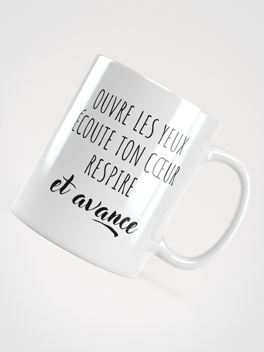 Mug Blanc - Ouvre les yeux - Cadeau citation positive product image (3)
