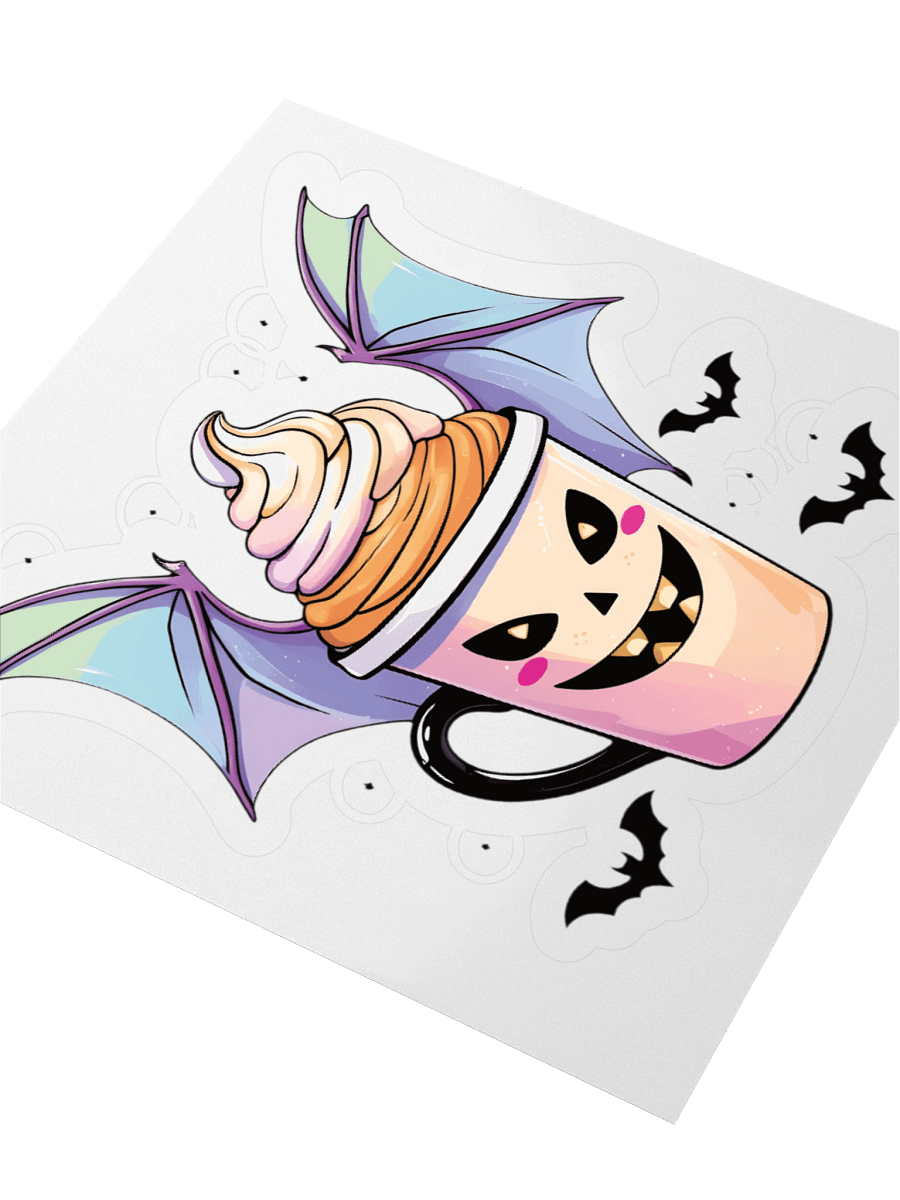 Spooky Jack-O'-Lantern Cup Sticker Set product image (6)