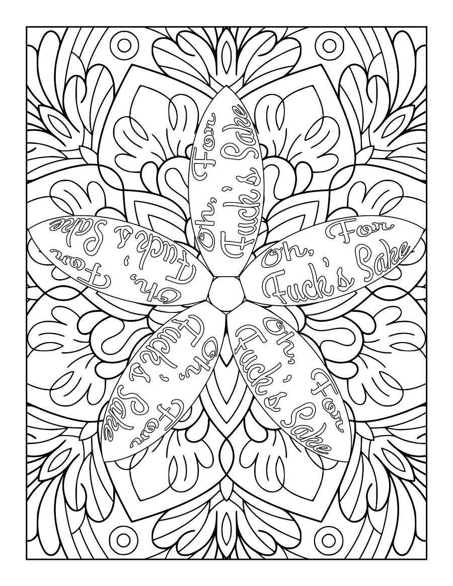 Art & Expletives, Swear Words For The Soul - Swear Word Coloring Book for Adults | Printable | Cuss Words | Sweary Phrases | Curse Words product image (3)