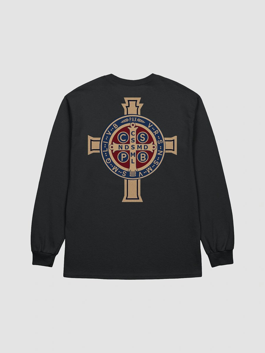Saint Benedict Medal design Long Sleeve T-Shirt product image (3)