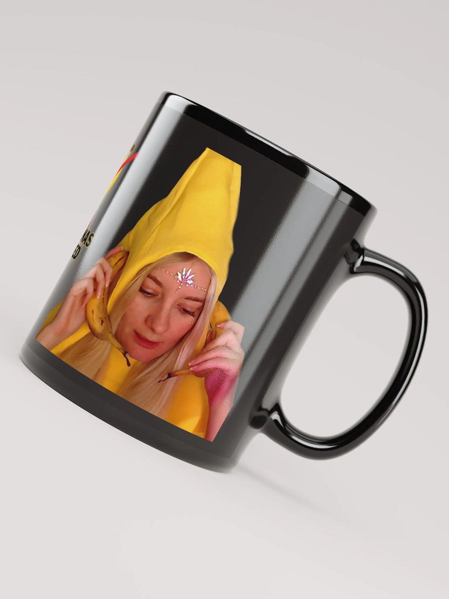 No bananas allowed black mug product image (4)