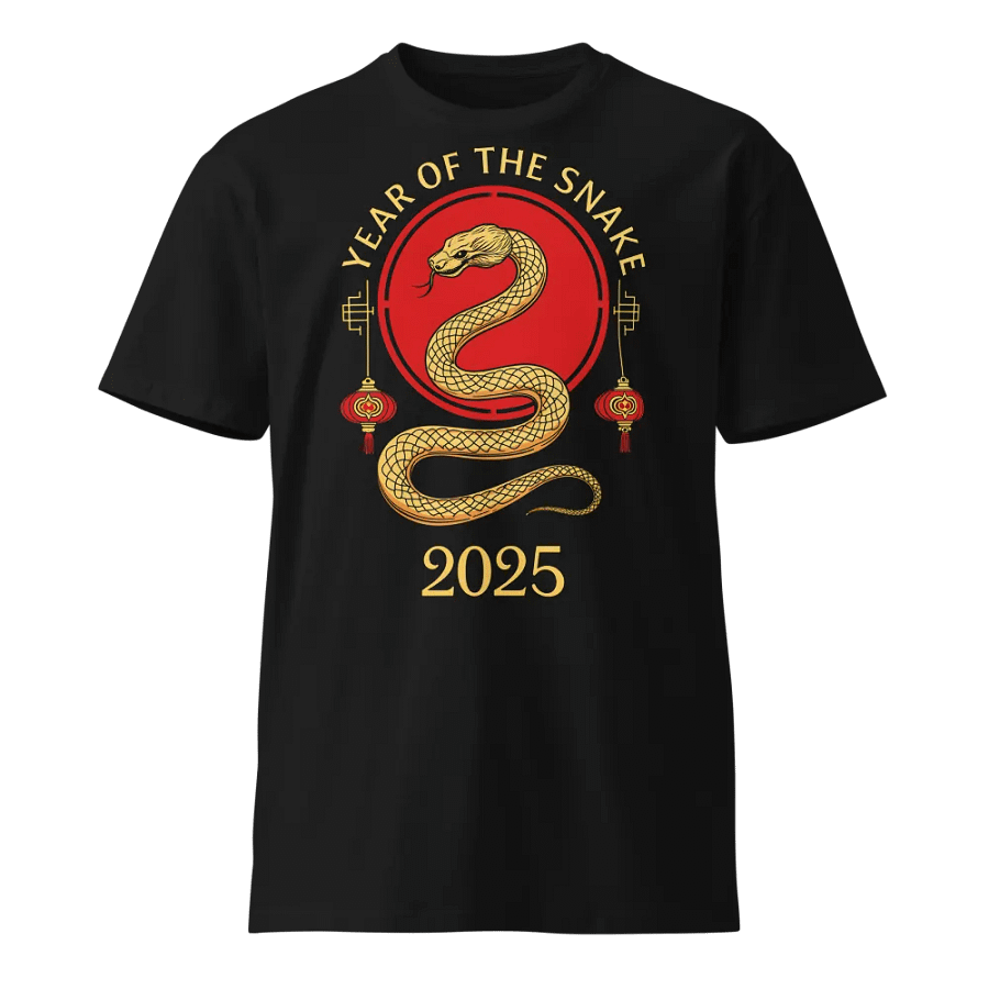 Year of the Snake Unisex Premium Tee - Celebrate the Chinese New Year product image (1)
