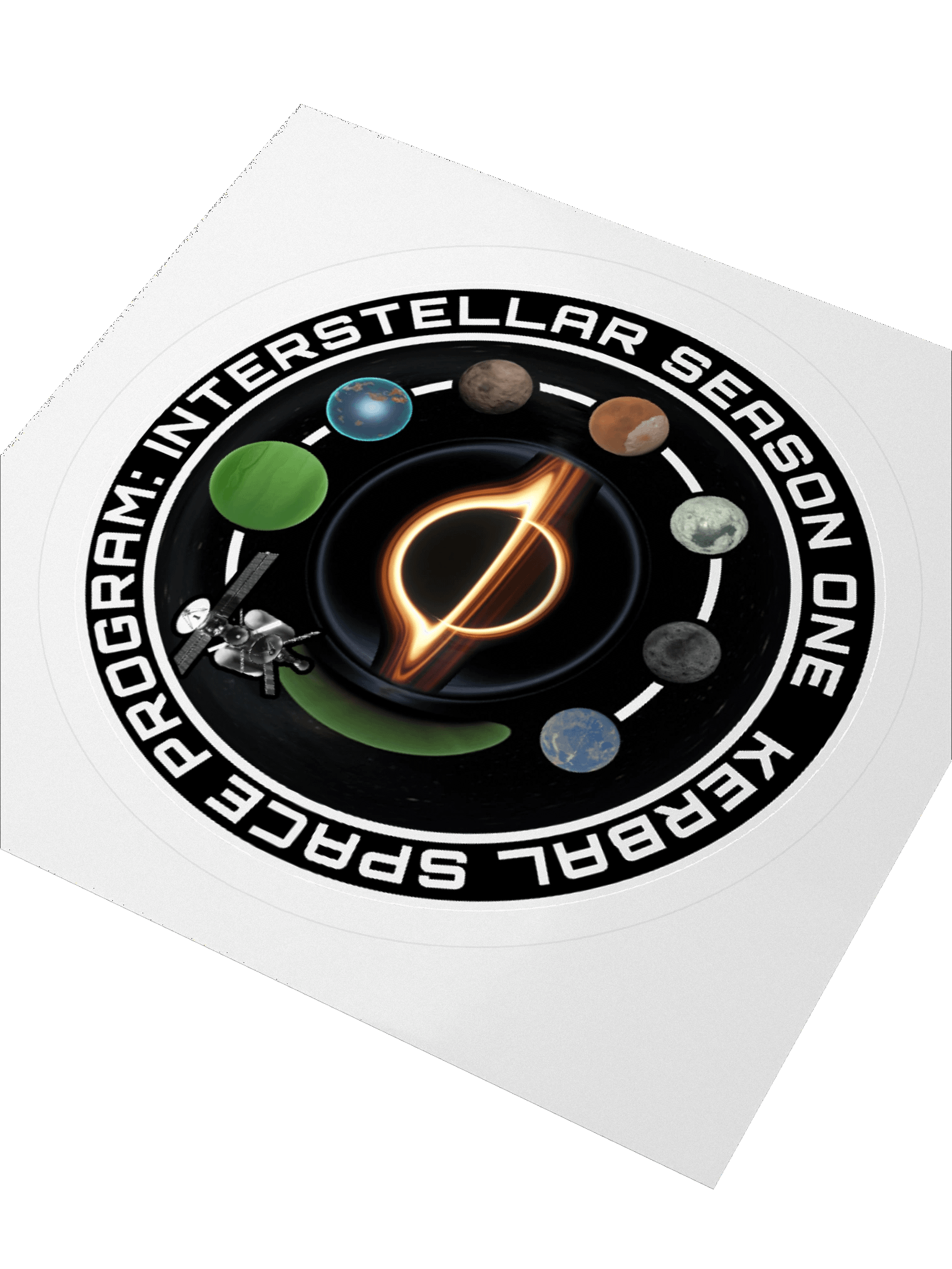KSP: Interstellar Mission Patch Kiss-Cut Sticker product image (9)