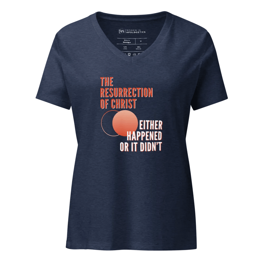 The Resurrection Objective Truth Claim V-Neck Women’s T-Shirt product image (18)