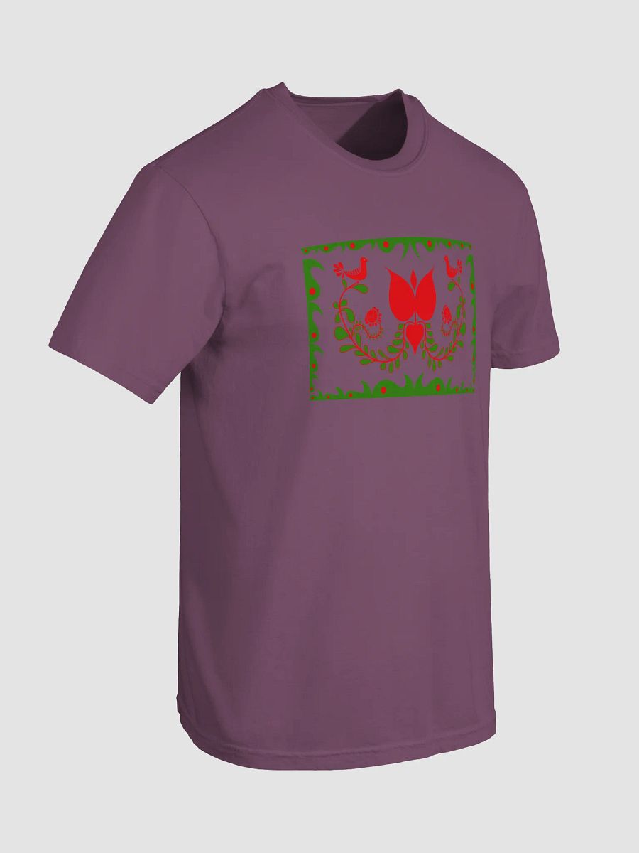 Made In Hungary Nature-Inspired Red Motif T-Shirt product image (7)