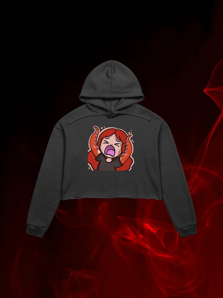"I Love Tentacles" Cropped Hoodie product image (1)