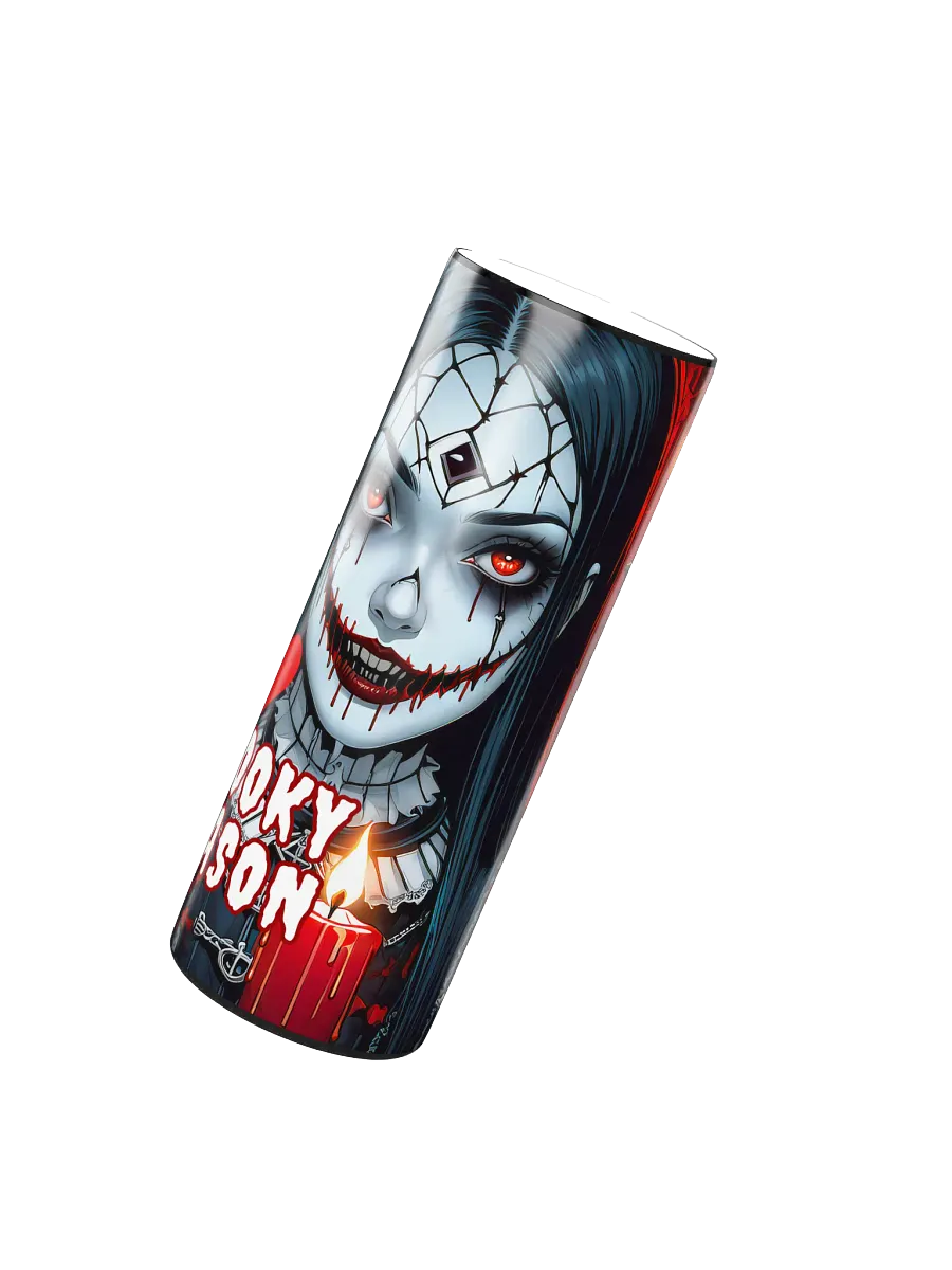 I Heart Spooky Season Halloween 20 oz Skinny Stainless Steel Tumbler - Black product image (3)