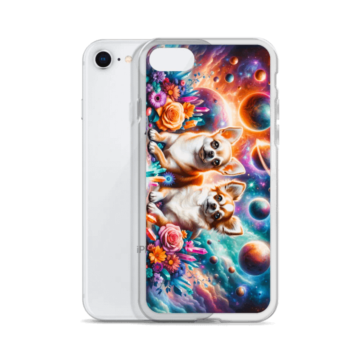 Cosmic Chihuahua Guardians - iPhone case product image (2)